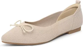 Ankis Ballet Flats Shoes for Women Dressy Comfortable, Pointed Toe Casual Work Flats for Women Foldable