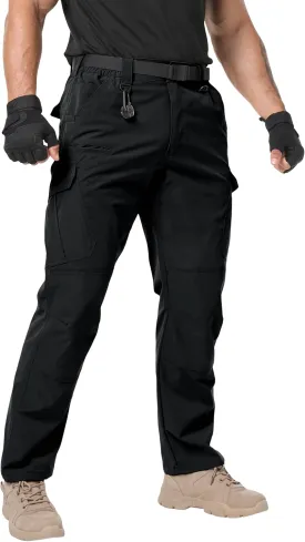 Arunlluta Men??s Tactical Pants, Ripstop Water Resistant Cargo Work Pants for Men, Stretch Hiking Pants Lightweight