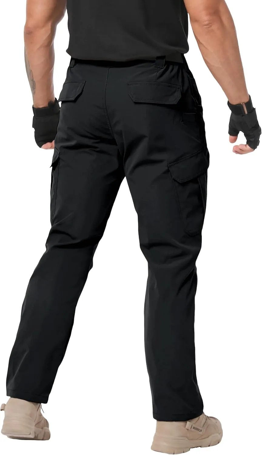 Arunlluta Men??s Tactical Pants, Ripstop Water Resistant Cargo Work Pants for Men, Stretch Hiking Pants Lightweight