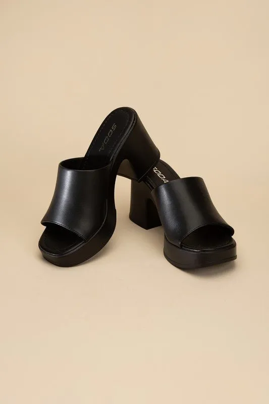 Block Heel Mule