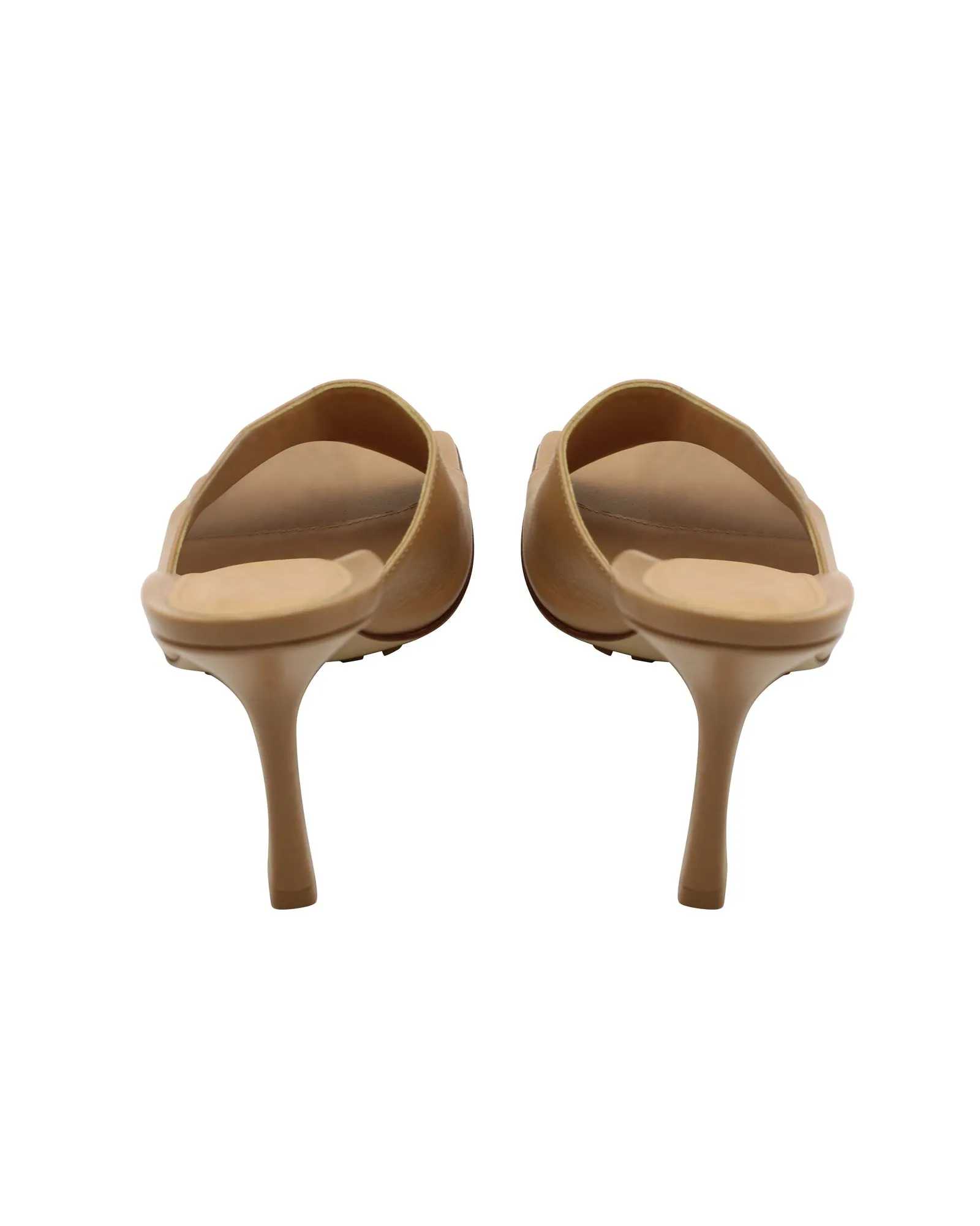 Bottega Veneta Stretch Mule in Brown Leather