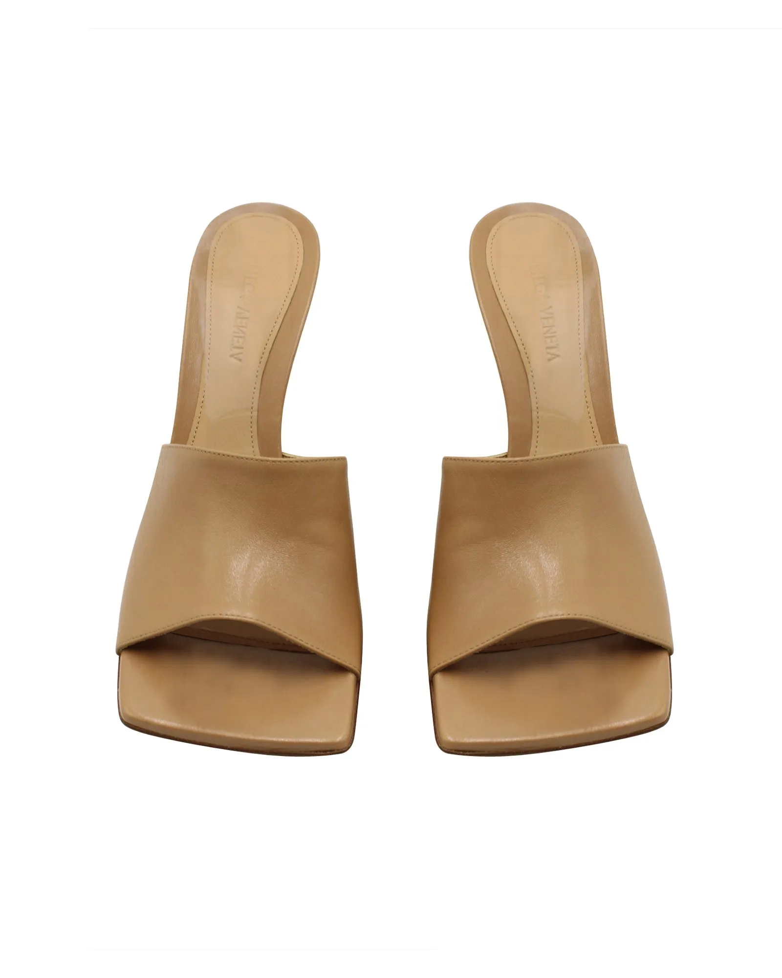 Bottega Veneta Stretch Mule in Brown Leather