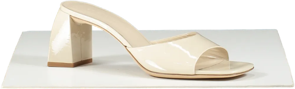 BY FAR Beige Romy Mule Sandals UK 7 EU 40 👠