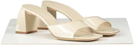 BY FAR Beige Romy Mule Sandals UK 7 EU 40 👠
