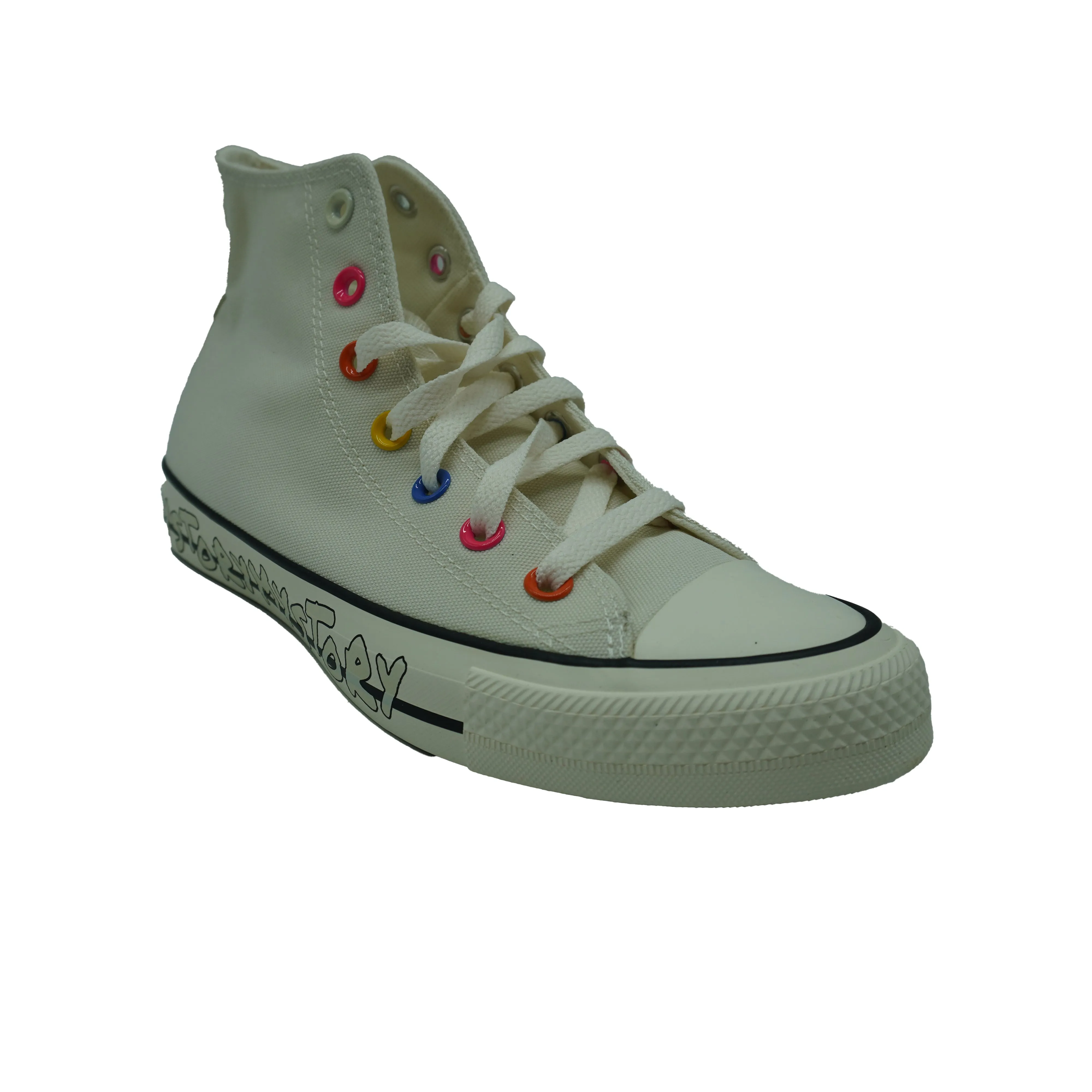 Converse Unisex All Star Confetti High Top Sneakers White