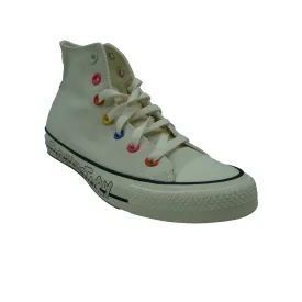 Converse Unisex All Star Confetti High Top Sneakers White
