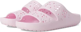 Crocs Unisex-Adult Classic Sandals 2.0 with Floral Cutout Design Slide