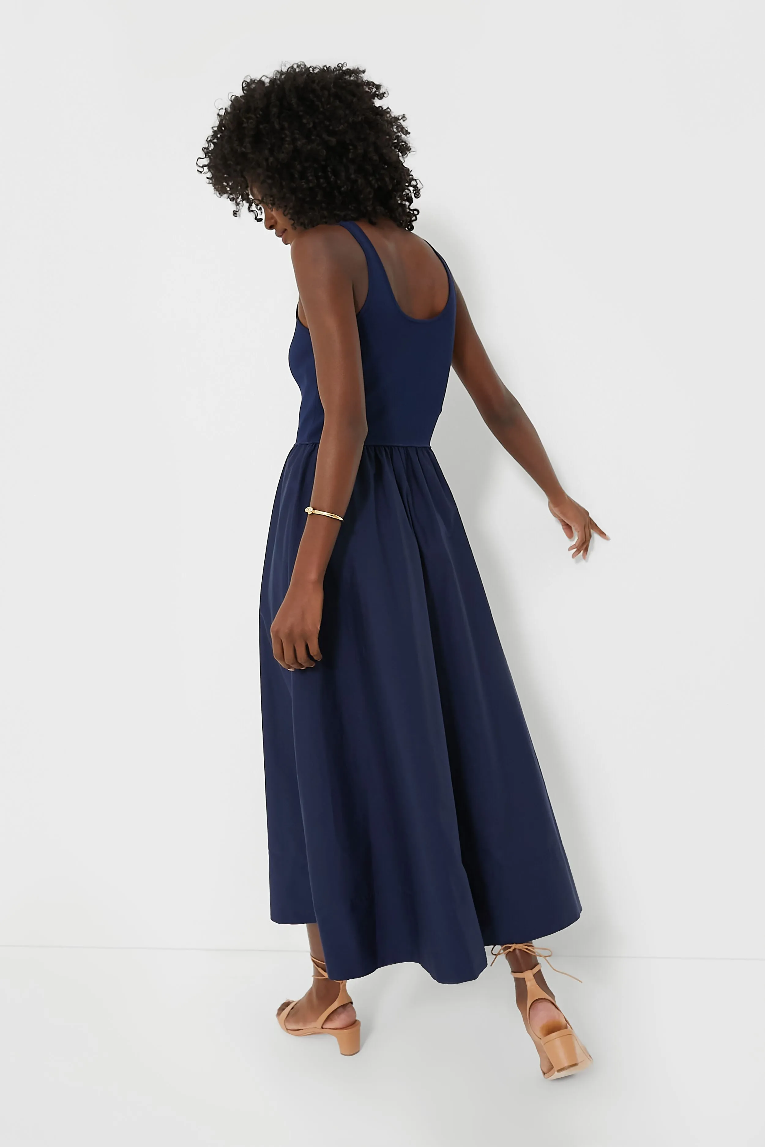 Cruise Navy Zaha Sleeveless Day Dress