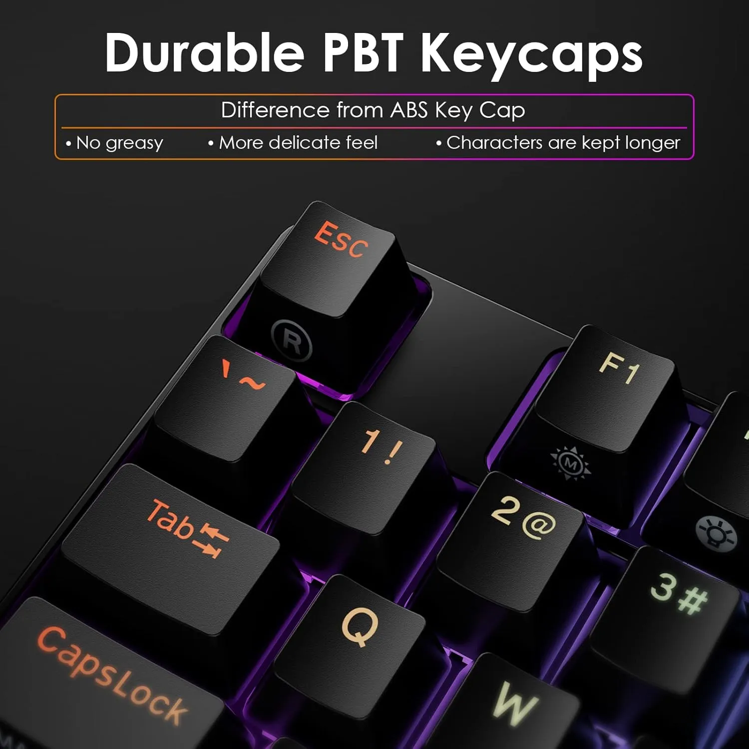 DURGOD TGK 300 Mechanical Gaming Keyboard for Windows Mac PC Laptop Tablet, 84 Keys Wired Keyboard with Red Linear Switch, RGB Backlit and Volume Wheel, Hot Swappable, Durable PBT Keycap