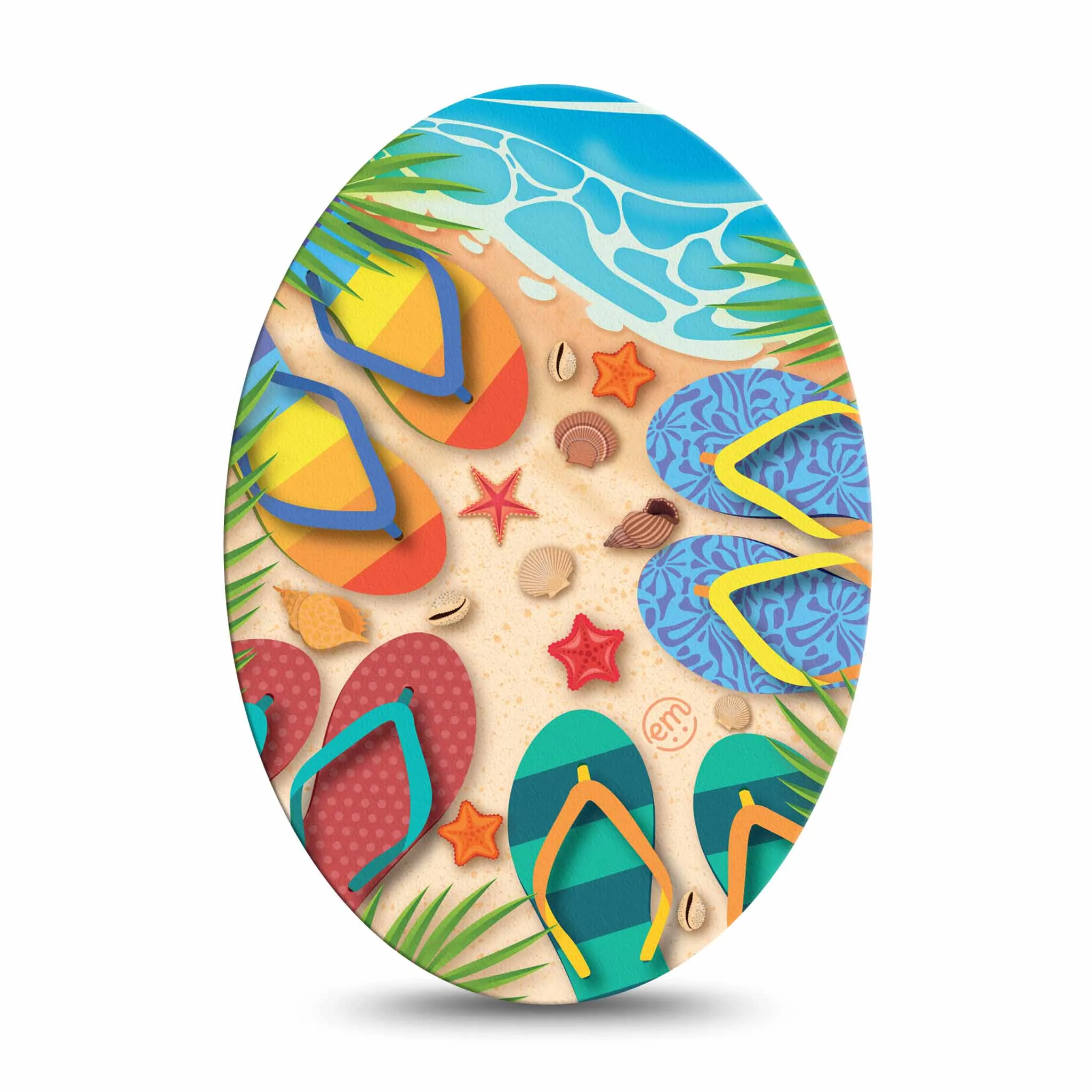 Flip Flops Medtronic Guardian Enlite Universal Oval Tape