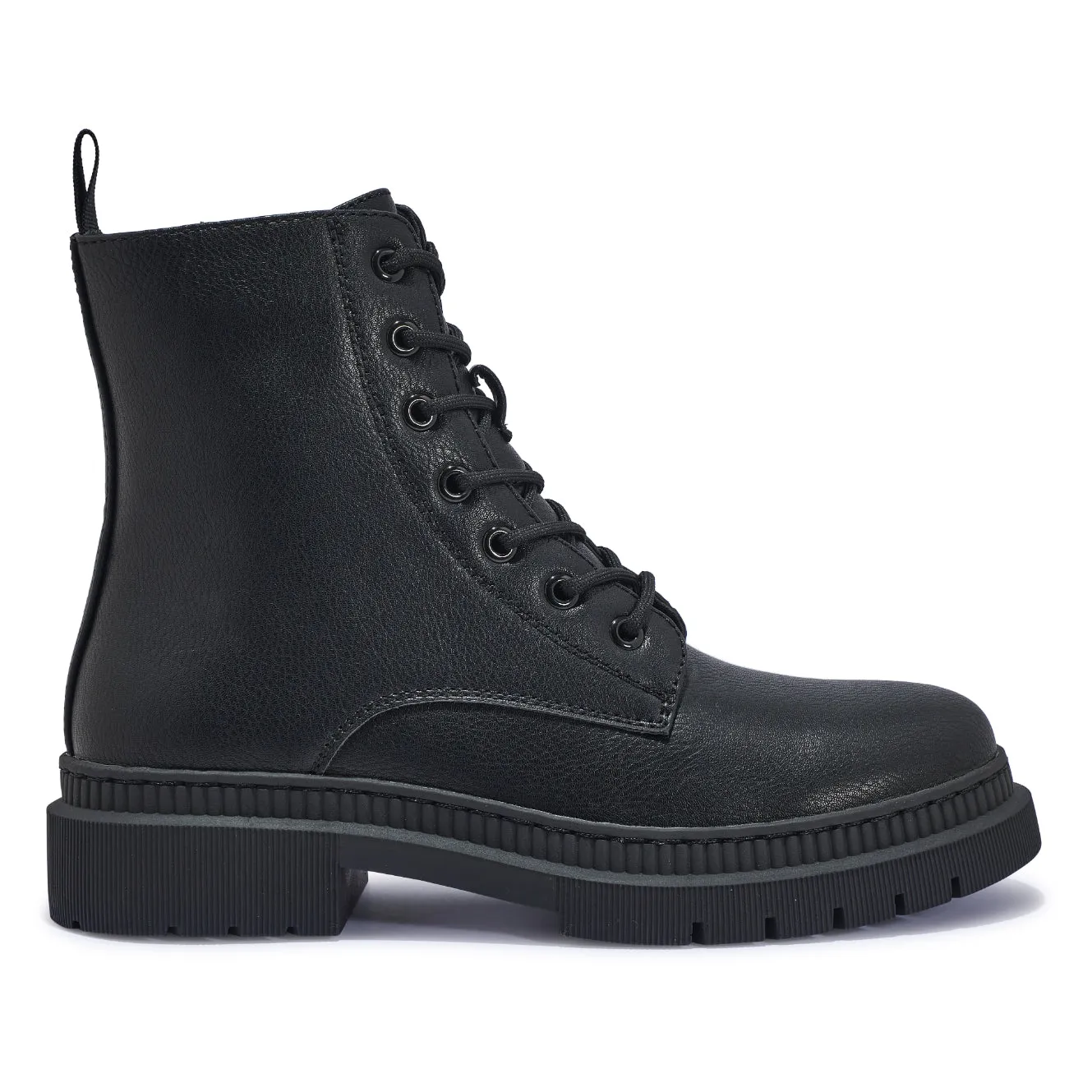FOSTERS1 BASIC CHUNKY LACE UP BOOT