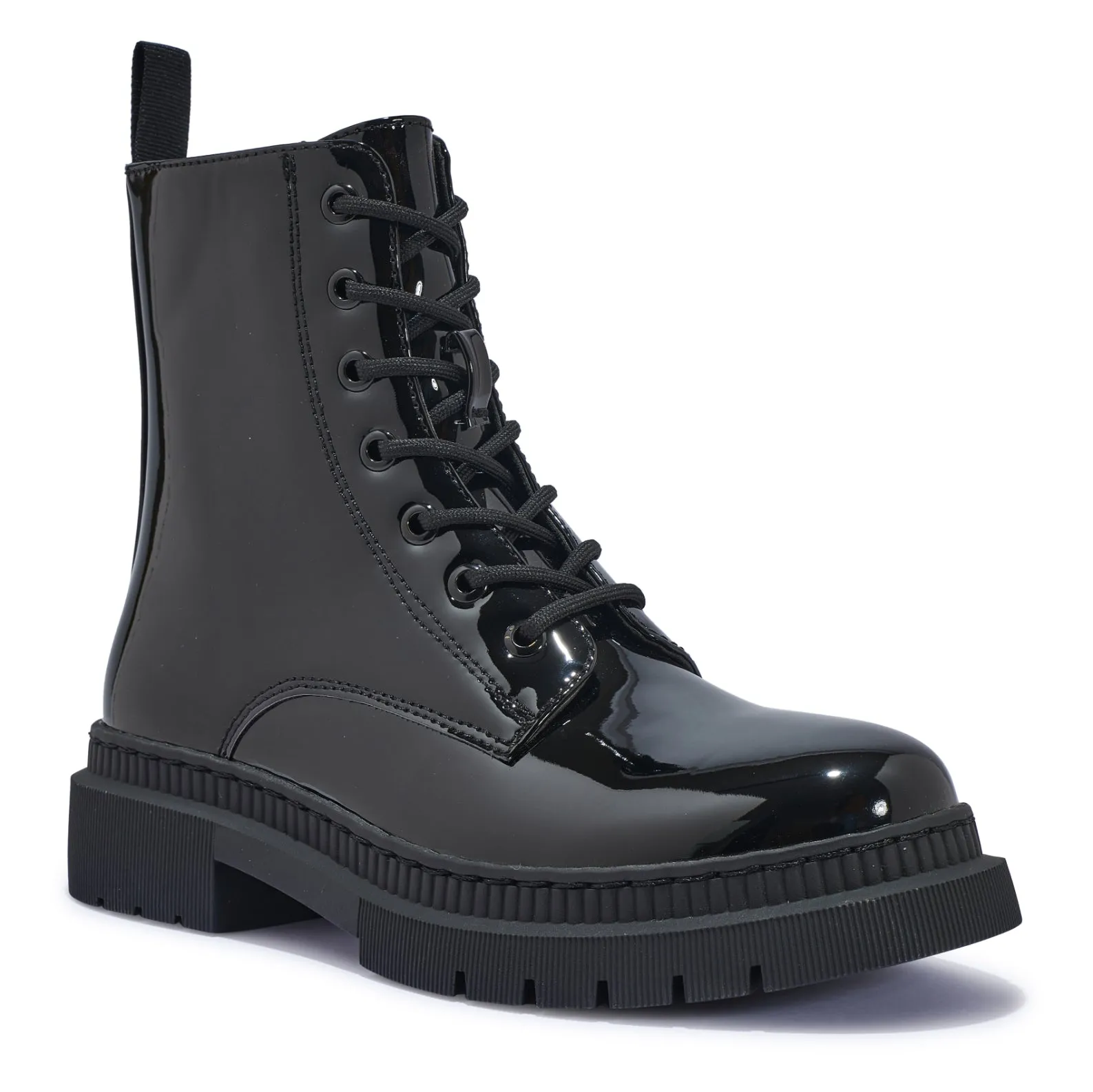 FOSTERS1 BASIC CHUNKY LACE UP BOOT