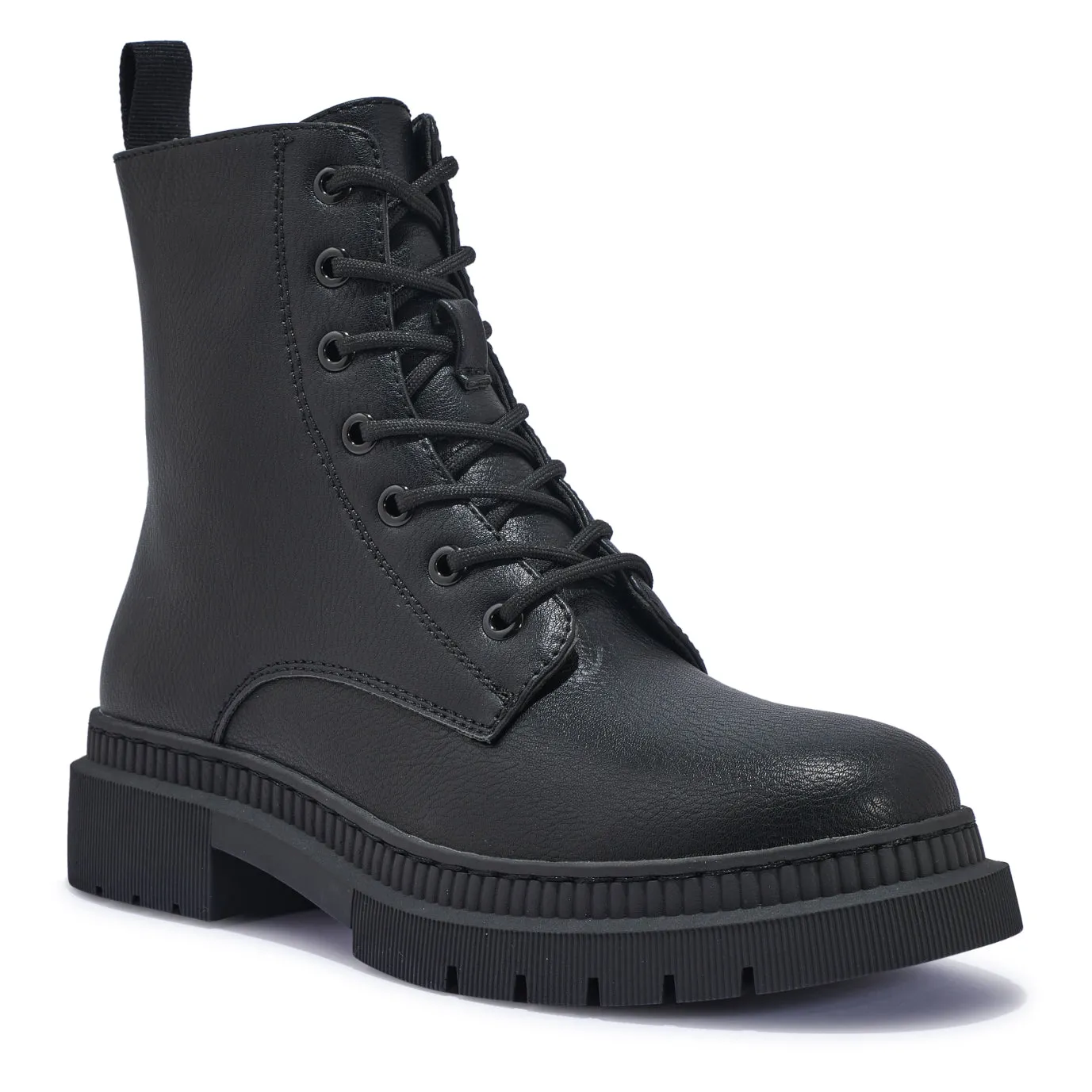 FOSTERS1 BASIC CHUNKY LACE UP BOOT
