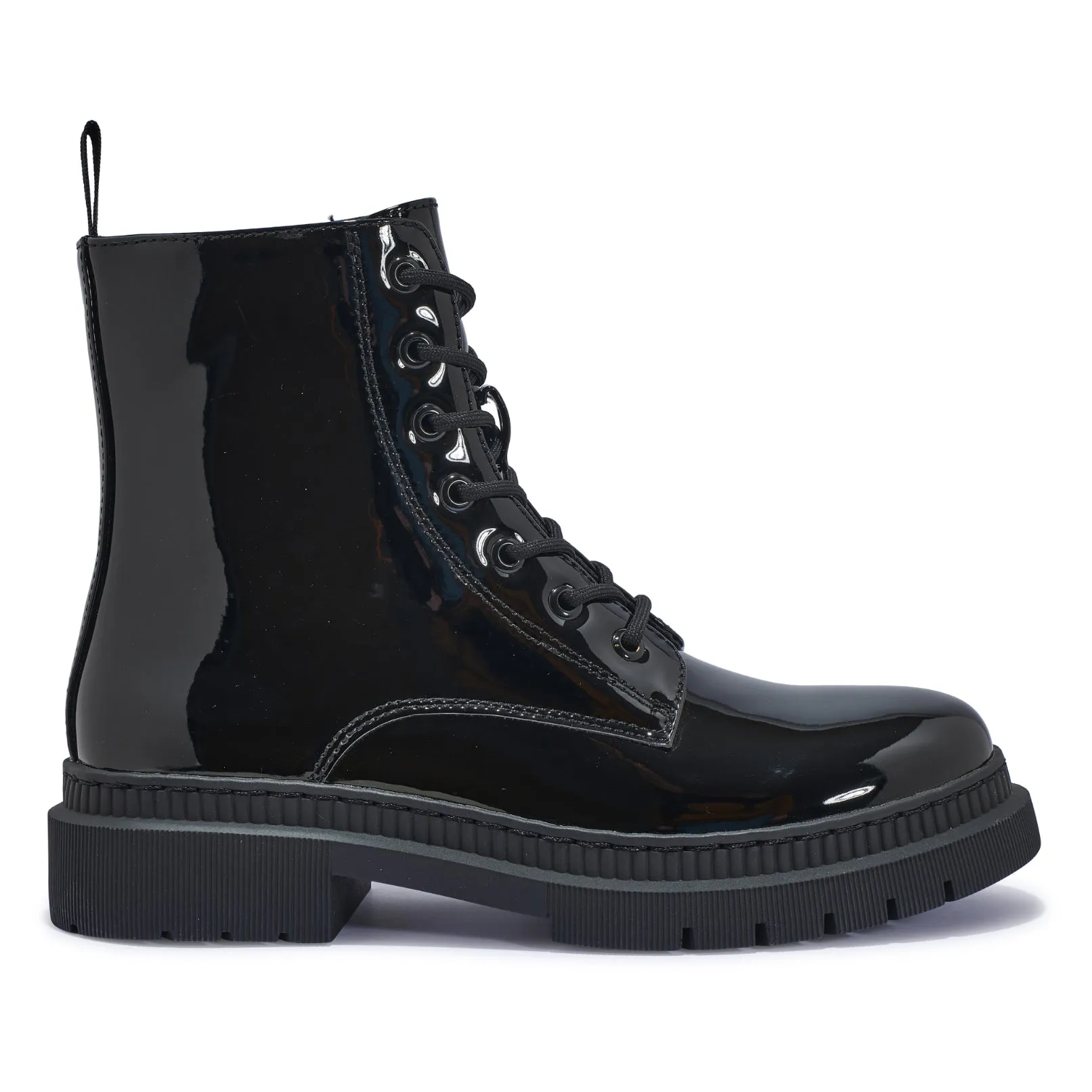 FOSTERS1 BASIC CHUNKY LACE UP BOOT