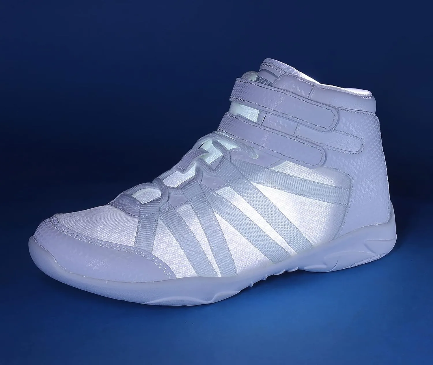 Girls High Top White Cheerleading Shoes Lightweight Cheer Sneakers