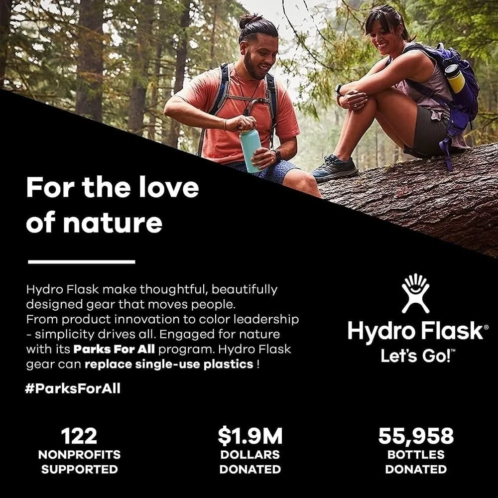 Hydro Flask Flex Boot - Accessory Silicone Water Bottle Protector - Dishwasher Safe, BPA-Free, Non-Toxic
