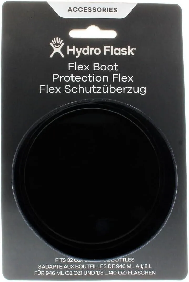 Hydro Flask Flex Boot - Accessory Silicone Water Bottle Protector - Dishwasher Safe, BPA-Free, Non-Toxic