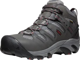 KEEN Utility Men's Lansing Mid Height Steel Toe Waterproof Work Boots