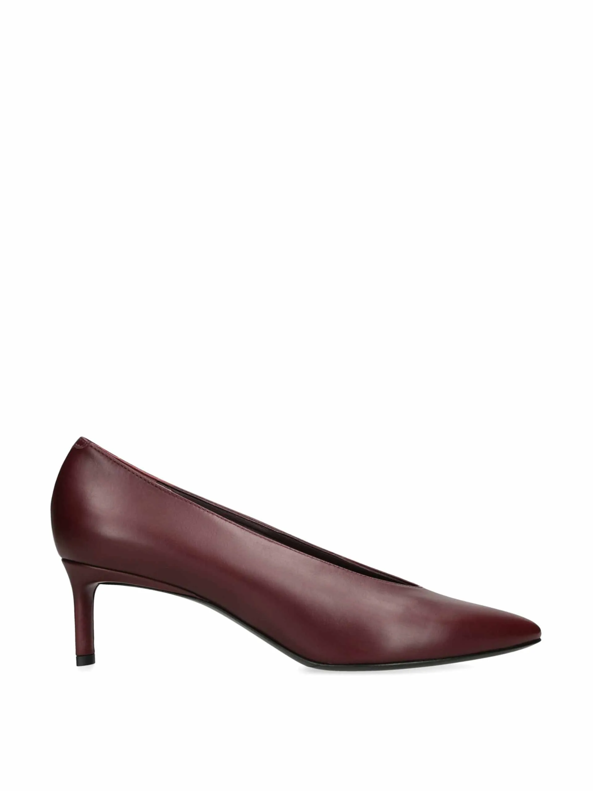 Leather pointed ballet pumps 55