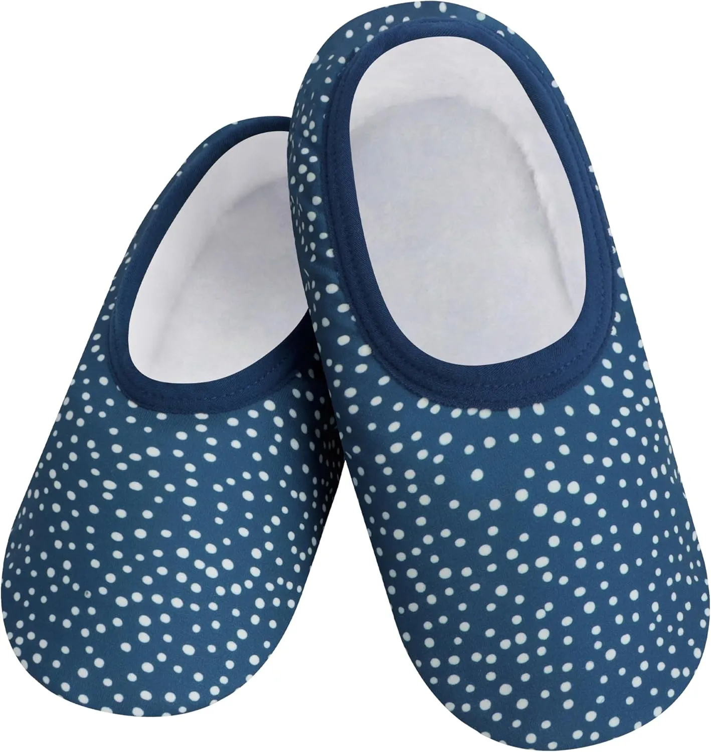 Snoozies Skinnies Slippers for Women - Non-Slip Lightweight and Soft Sherpa Lining - Foldable Travel
