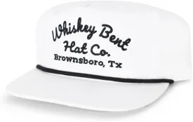 WHISKEY BENT HAT CO. The Frio Snapback Rope Hat - Vintage Baseball Cap, Adjustable Outdoor and Trucker Cap, One Size Fits All